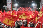 Por un Partido Comunista de Grecia (KKE) fuerte, contra la UE del capital, de las crisis, de la pobreza y las guerras. Luchando para la retirada de la UE, para la Grecia y la Europa del socialismo