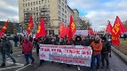 Mass participation of the KKE and KNE in the commemoration march for the communist leaders in Berlin