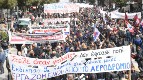 Decenas de miles de personas participaron en la gran movilización en el marco de la huelga en Atenas y otras ciudades